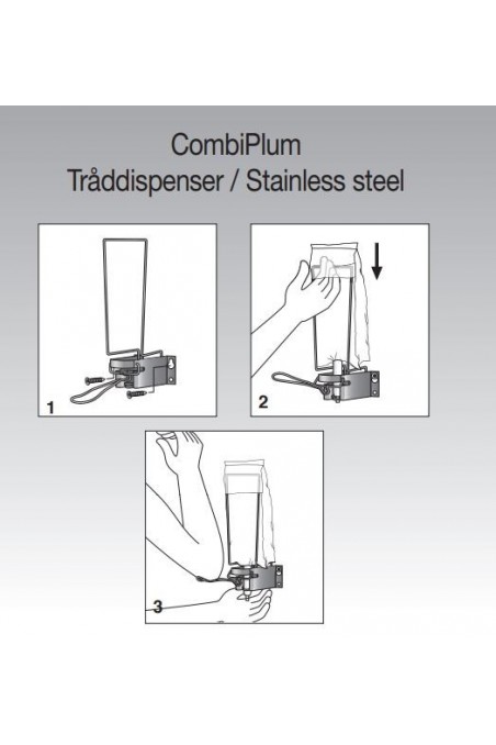 CombiPlum tråddispenser, 1 L pose, 6 cm arm. JB 42-98-03 af JB Medico