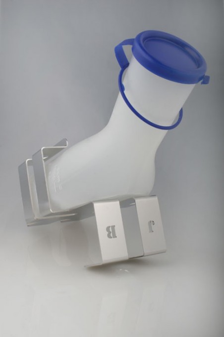 Hygienic Universal Urinal Bottle Holder, Stainless Steel (AISI 304). JB 92-00-00 by JB Medico