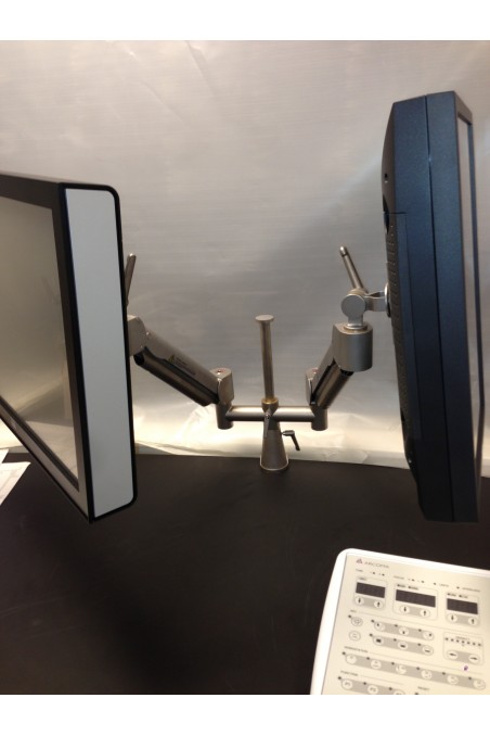 Pole Clamp Mount for LCD Monitors, double Ø20x20x20 mm, JB 65-00-00, by JB Medico