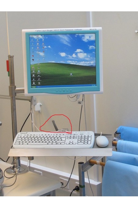 Søjlerør, rustfast Stål, Ø30 X 700 mm, JB 28-00-00 af JB Medico