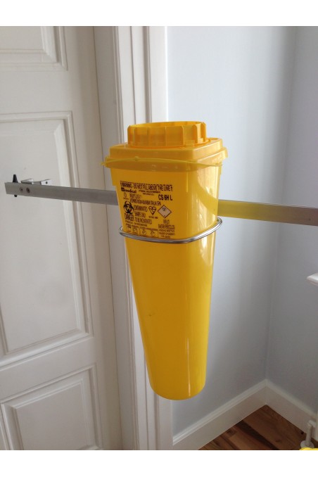 Kanyleboksholder, oval, 133x133 mm, rustfast stål,  JB 159-00-00 af JB Medico