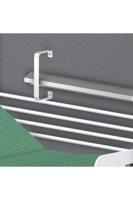 Soporte de protección de rieles médicos, acero inoxidable, JB 180-02-02 por JB Medico