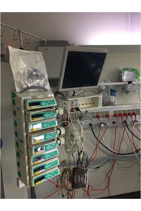 Infusionsstativ XXL, 6 kroge, One Hand. JB 332-2-321-216 af JB Medico