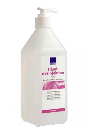 Gel hidroalcohólico, Abena, 600 ml, frasco con dosificador, JB 69-18-02