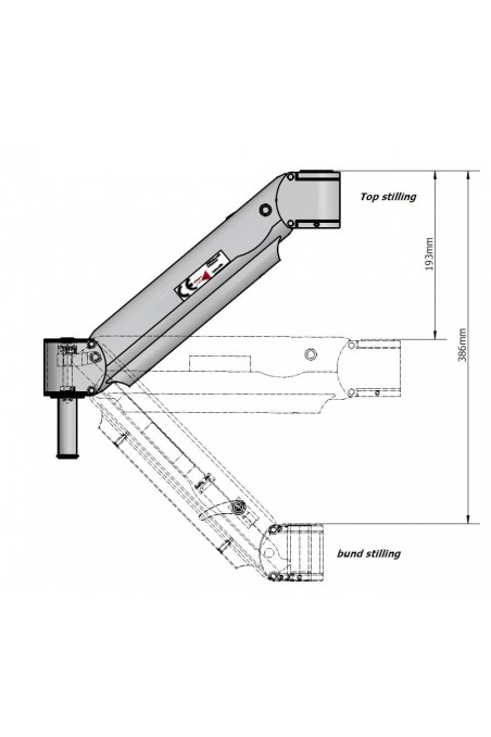 Adjustable Arm 8-18kg with an outer lock, JB 21-00-15, by JB Medico