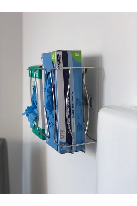 Wall bracket, 2 glove holder, Aluminium, JB 47-00-02 by JB Medico