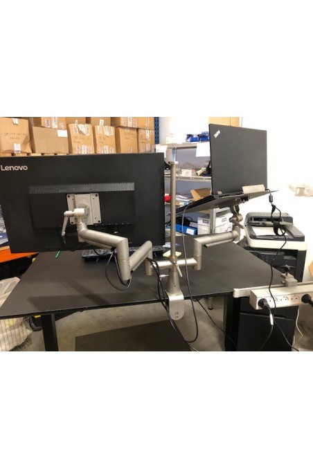 Pole Clamp Mount for LCD Monitors, double Ø20x20x20 mm, JB 65-00-00, by JB Medico