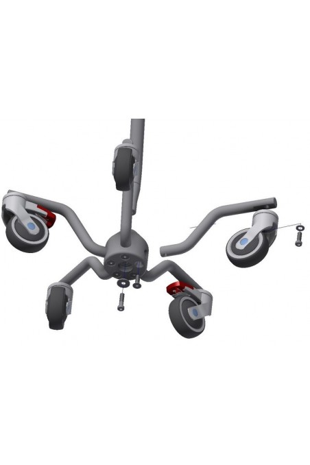 Base principal, patas curvas, para soporte de infusión. JB 332-00-00 por JB Medico