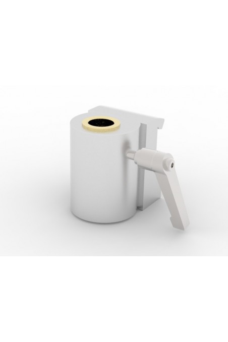 Slide clamp half model, locked using two socket screws with fixing device and brass bush, Ø20 mm hole. JB 216-03-20 by JB Medico