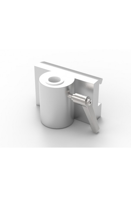 Slide clamp, wide model, locked using two socket screws. JB 206-03-18 by JB Medico