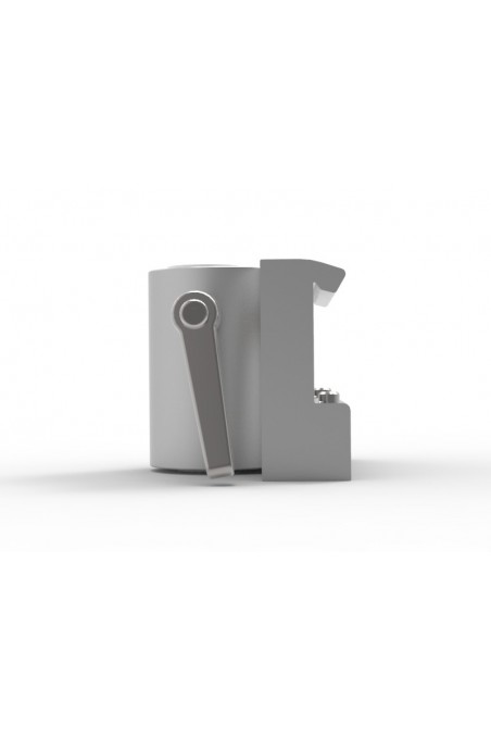 Rail Clamp, wide model, locked using two socket screws With Fixing device and brass bush, Ø20mm hole, JB 206-03-20 by JB Medico