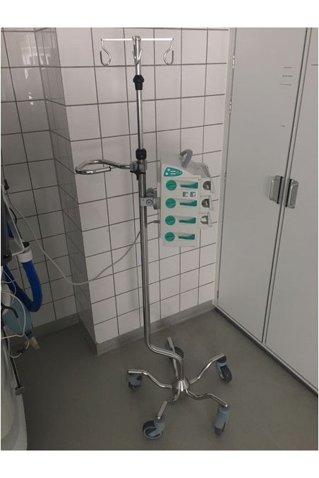 Swivel castors 100 mm. Stainless steel, Electrically conductive, 5380XSC100P30-13 by JB Medico