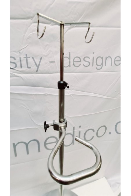 2 stærke kroge, vinklet, dropstativ. JB 211-00-00 af JB Medico