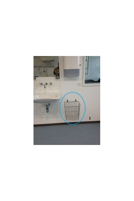 Soporte de pared para cesta metálica de 25 litros, acero inoxidable, JB 281-00-00 by JB Medico