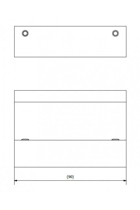 Kulisseklo, bred model, 2 pinolskrue huller. JB 88-00-00 af Jb Medico