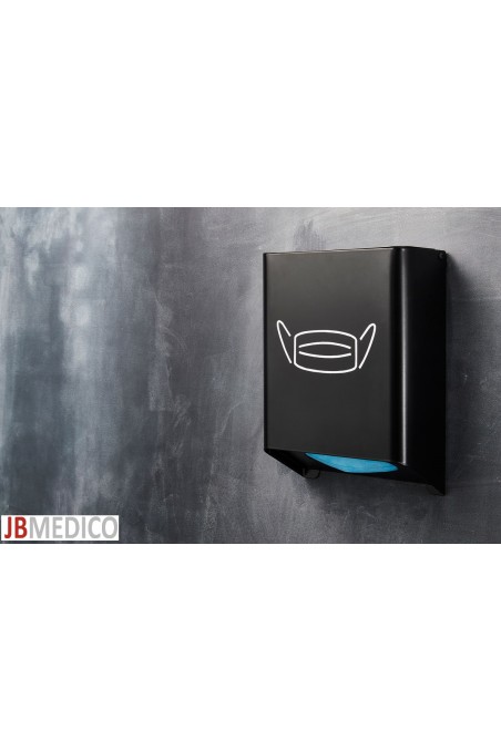 FACEMASK DISPENSER, Black powder coated, JB 5000-0050-9005 by JB Medico