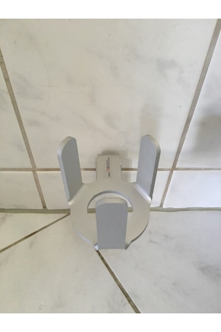 Toiletbørsteholder, aluminium, vaskbar, runde og ovale børster, JB 350-00-00 af JB Medico