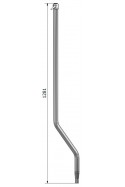 Bended, long outer tube, 1.281 mm. JB 320-00-02 by JB Medico