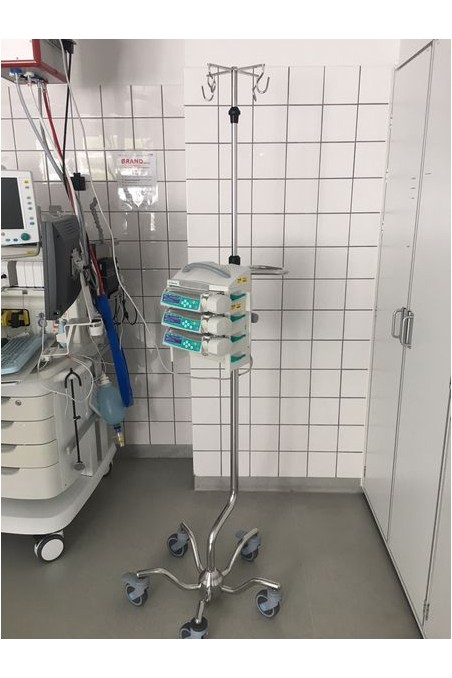 Bæresøjle “Ydre rør”, buet, lang, 1.281 mm. JB 320-00-02 af Jb Medico