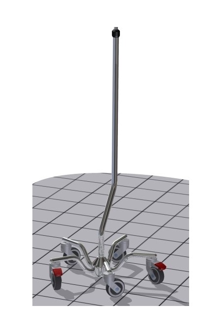 Bæresøjle “Ydre rør”, buet, lang, 1.281 mm. JB 320-00-02 af Jb Medico