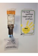CombiPlum tråddispensere, 1 liter pose, 14 cm arm, rustfrit stål, Albuebetjent,  JB 42-79-00, af JB Medico