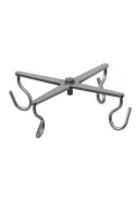 IV Pole XXL, "One Hand" telescopic solution, 4 hooks. JB 332-2-320-190 by JB Medico