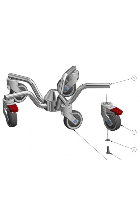 Soporte para infusión XXL "One Hand". JB 332-2-321-216 por JB Medico