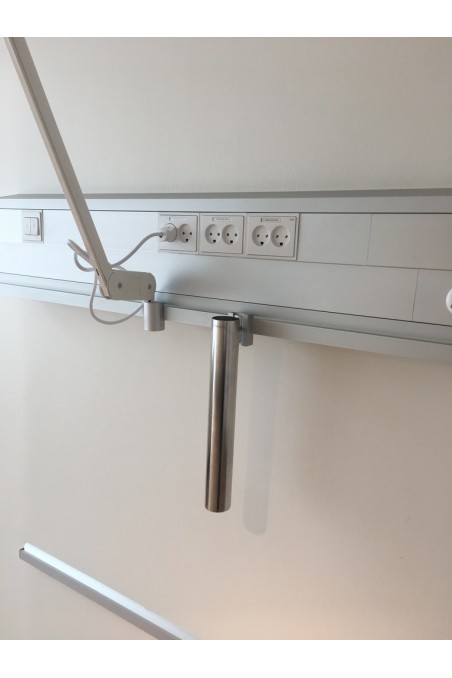 Kateterbeholder, højde 400mm, rustfast stål, JB 239-00-00 af JB Medico