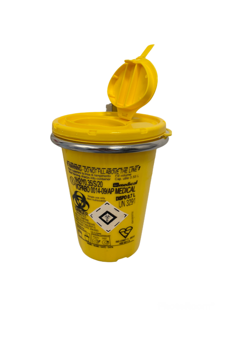 Bracket for Sharps containers, 0.7 & 1.5 Litre, Ø100mm. JB 255-00-00 by JB Medico