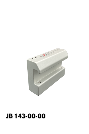 Slide clamp, wide model, locked using two socket screws. JB 143-00-00