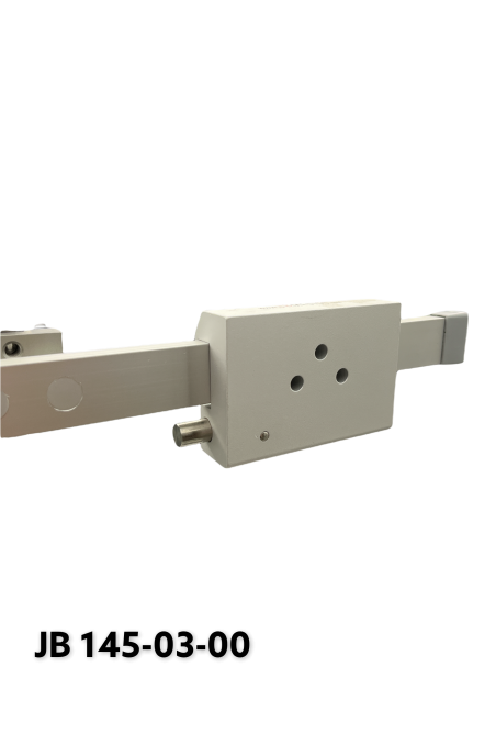 Slide clamp, a wide model with one ball clasp and three pcs. countersunk Ø6,6mm holes. JB 145-03-00 by JB Medico