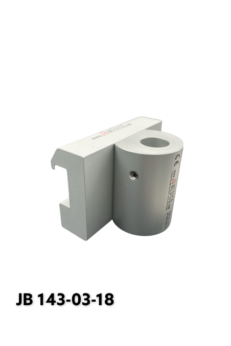 Kulisseklo, bred model, låses med to pinolskruer, adapterbeslag Ø18mm. JB 143-03-18 af JB Medico