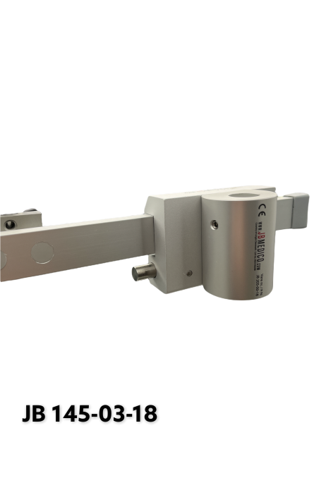 Slide clamp, wide model with one-ball clasp and fixing device, Ø18mm hole. JB 145-03-18 by JB Medico