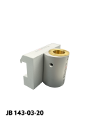 Rail Clamp, wide model, with fixing device and brass bush, Ø20 mm. hole. JB 143-03-20 by JB Medico