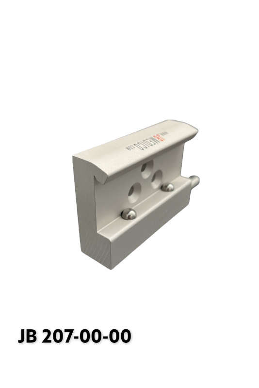 Rail Clamp, wide model, locked with two ball locks