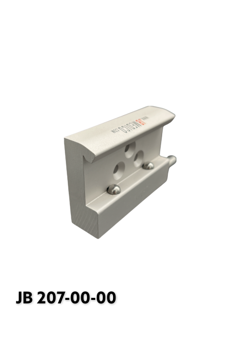 Slide clamp, wide model, locked with two ball locks. JB 207-00-00, by JB Medico