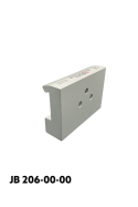 Kulisseklo bred model, 2 pinolskruer og 3 huller. JB 206-00-00 af Jb Medico
