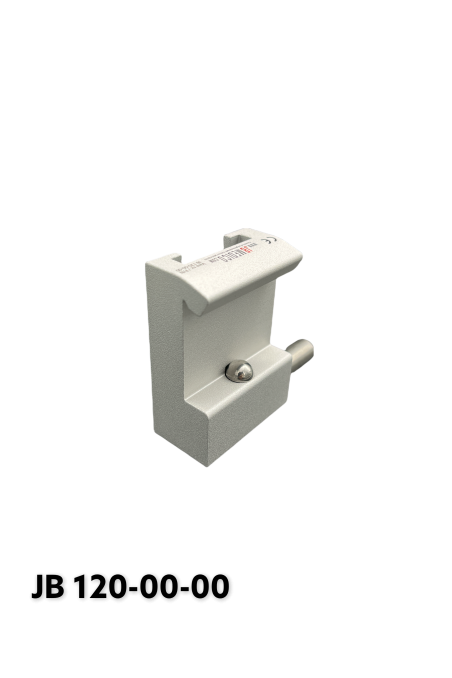 Slide clamp half model, locked with one ball clasp, and a T-slot track. JB 120-00-00 by JB Medico