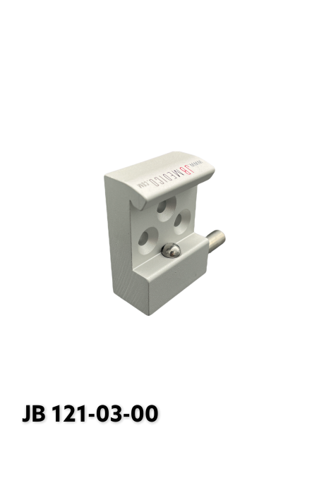 Kulisseklo, smal model med 1 kuglelås og 3 huller. JB 121-03-00 af JB Medico