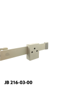 Slide clamp, half model, locked with two socket screws. JB 216-03-00 by Jb Medico