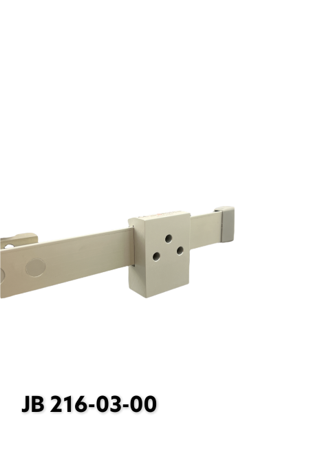 Slide clamp, half model, locked with two socket screws. JB 216-03-00 by Jb Medico