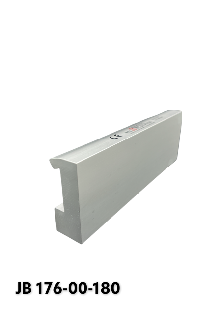 Rail Clamp, an extra-wide model, is locked using four grub screws, JB 176-00-180 by JB Medico