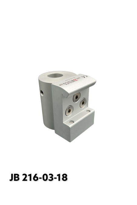 Kulisseklo, smal, 2 pinolskruer, adapterbeslag & Ø18 mm. bøsningshul. JB 216-03-18 af JB Medico