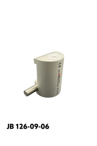 Kulisseklo, smal model, med kuglelås og Ø9,6 mm. plastbøsning, JB 126-09-06 af JB Medico