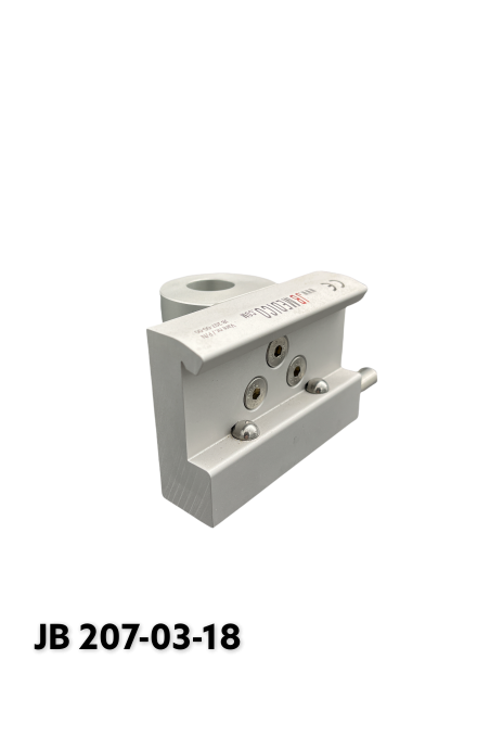 Slide clamp, a wide model with a two-ball clasp with fixing device, Ø18 mm .hole. JB 207-03-18 by JB Medico