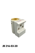 Slide clamp half model, locked using two socket screws with fixing device and brass bush, Ø20 mm hole. JB 216-03-20 by JB Medico