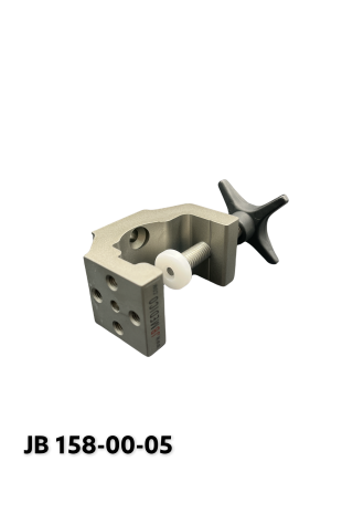 Multibracket with 2 x Ø6 clearance holes, fit from 16-41mm, JB 158-00-05 by JB Medico