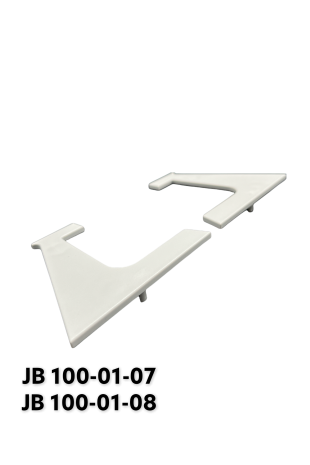 End caps for JBM Medical Equipment Rails, right side, JBM 100-01-07 by Jb Medico