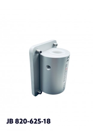 GCX-skinne beslag, alu med ophængshus, Ø18 mm. hul, JB 820-625-18 af JB Medico