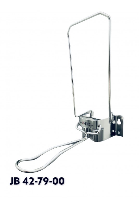 CombiPlum tråddispensere, til 1 liter pose, 14 cm. arm, rustfrit stål, albuebetjent